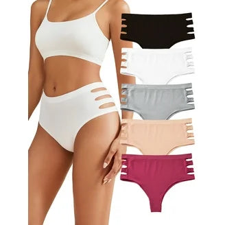 🔥 STOCK CLEARANCE SALE!!! 🔥 6PCS Aztas Seamless Ice Silk Panties – Ultra Soft, No Line, Breathable Ladies Underwear (High Quality)